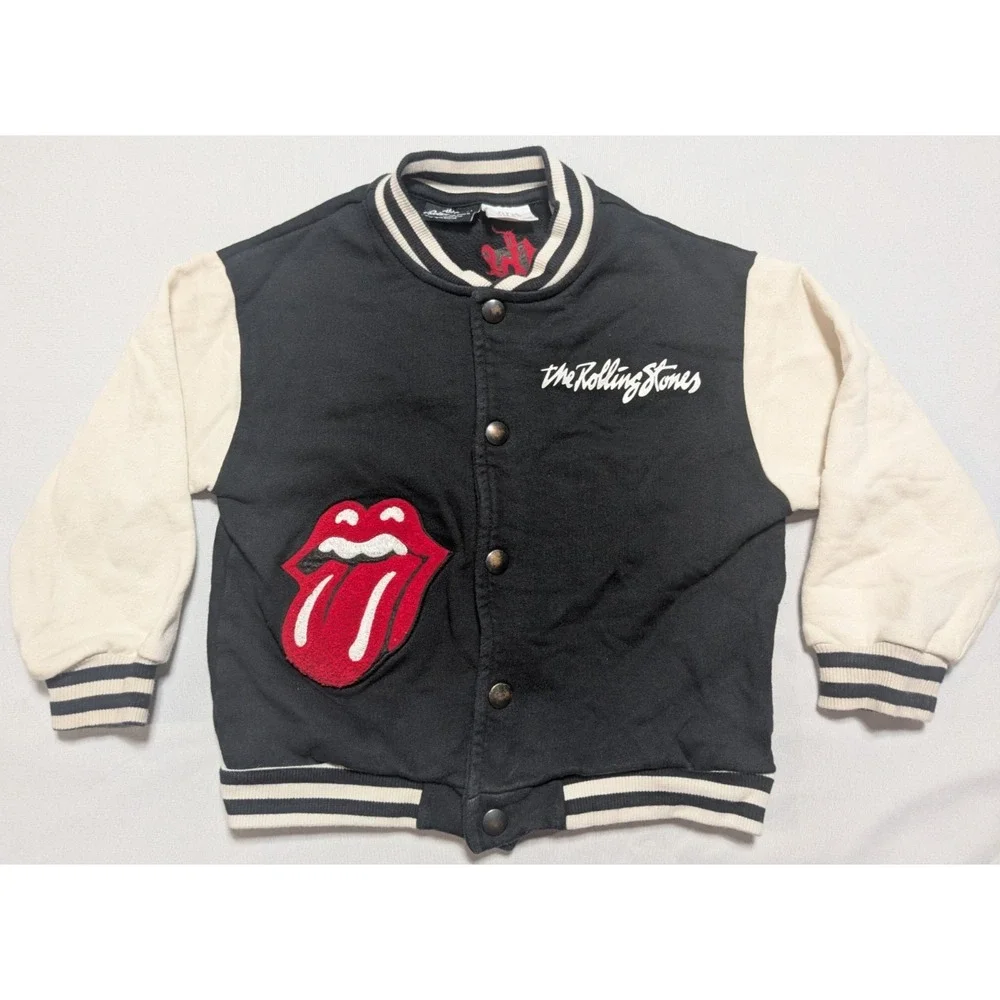The Rolling Stones x Zara Kids 6 Year‎ Old Varsity Bomber Jacket